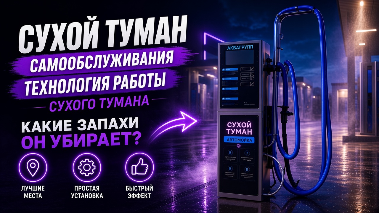 Сухой туман для автомобиля: как работает технология и какие запахи устраняет
