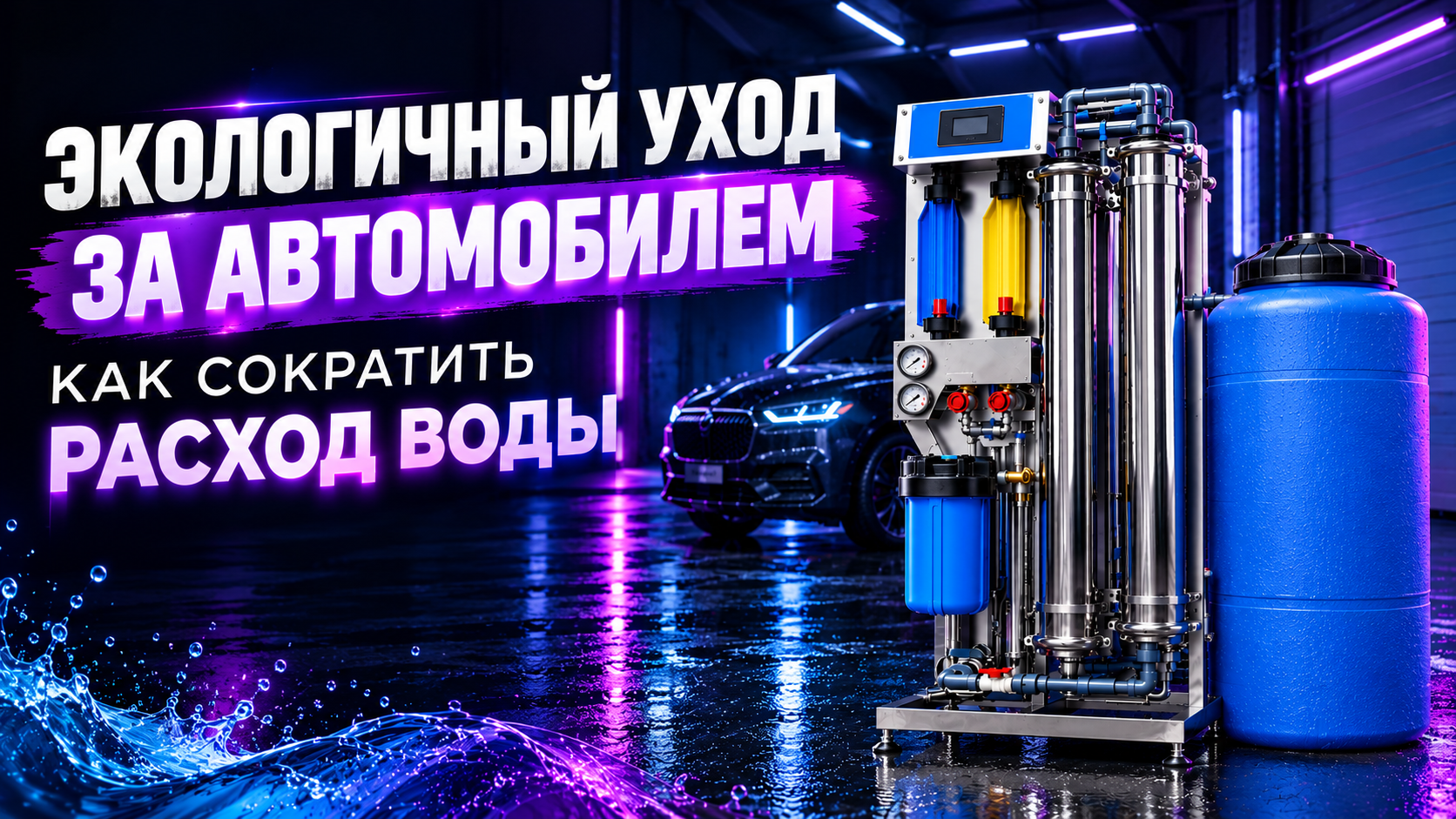 Экологичный уход за автомобилем: как сократить расход воды и воздействие на окружающую среду