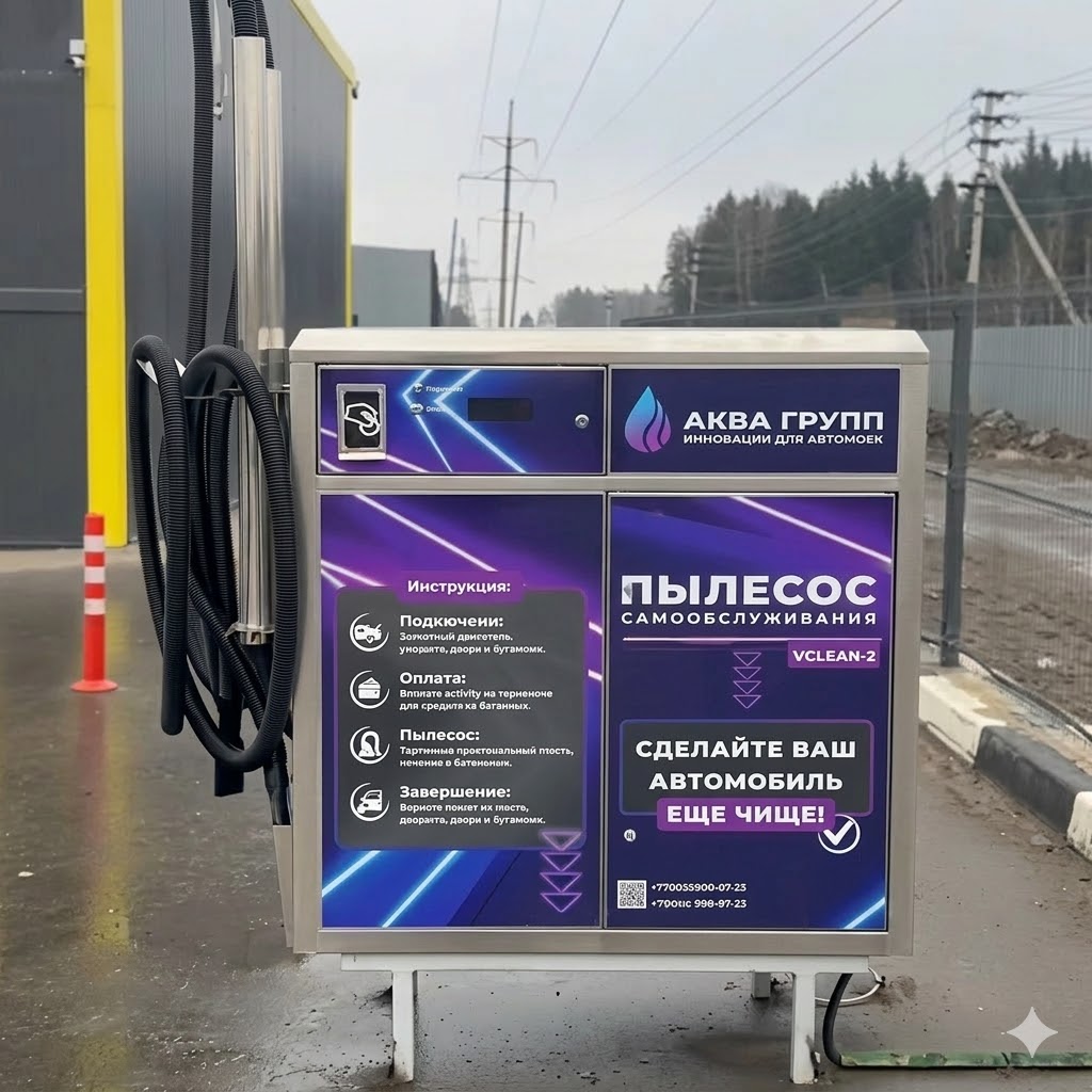 Пылесос самообслуживания на 2 поста